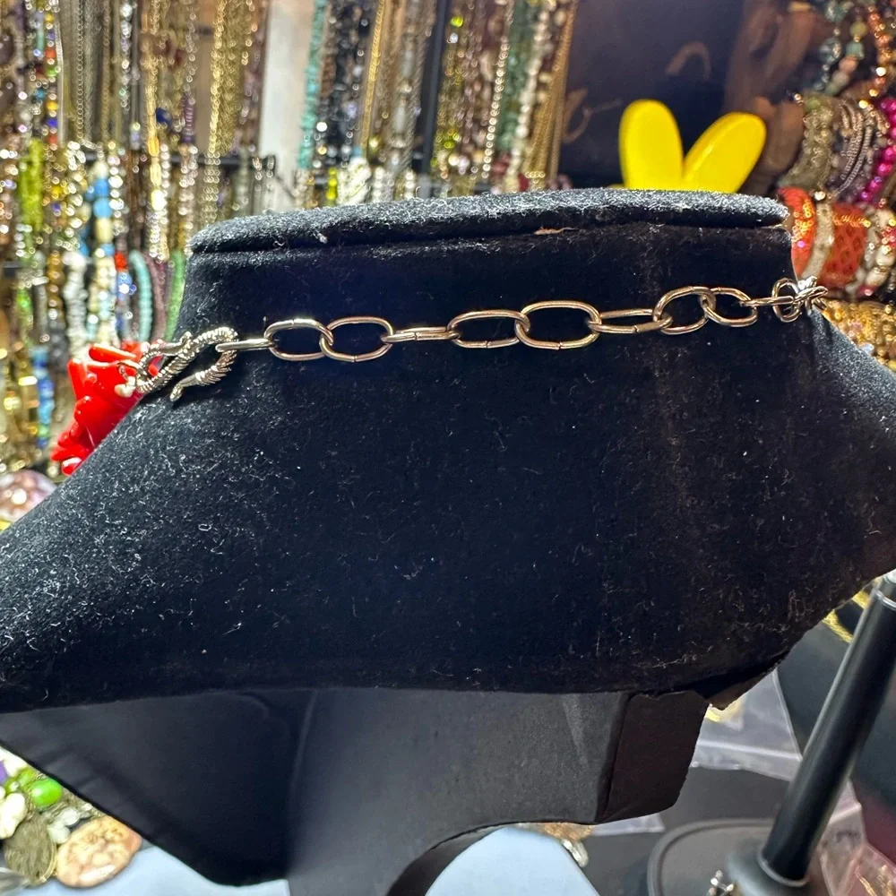 Coral and Black Onyx Necklace